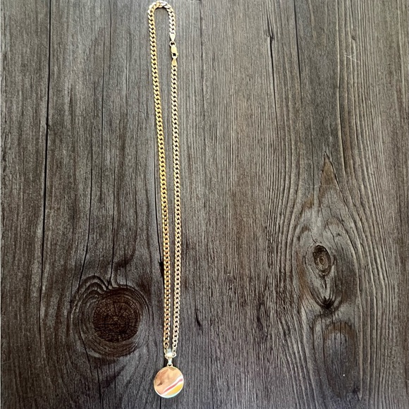 Gold Medallion Necklace - Picture 4 of 4